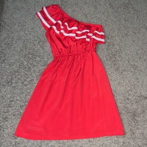 One shoulder summer dress